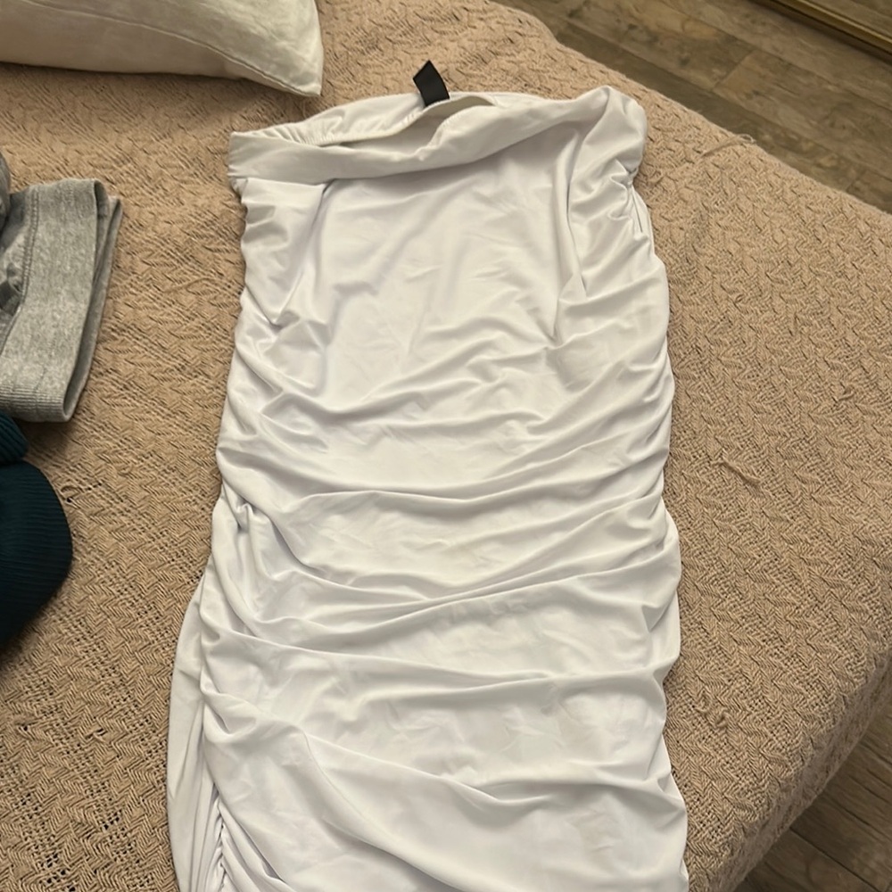 Windsor White Midi Dress